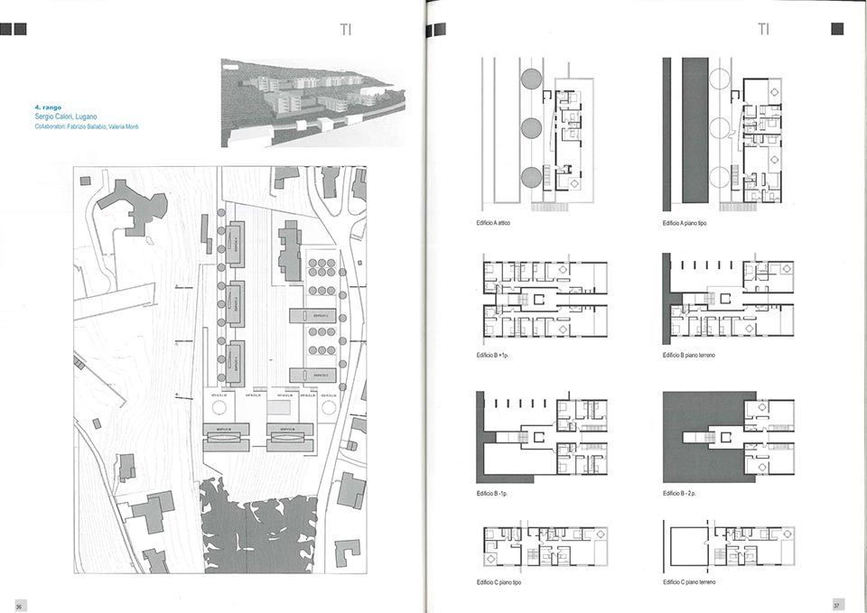 concorso Casa dello studente Lugano - Sergio Calori