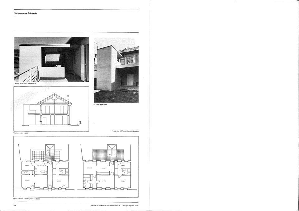 concorso Casa dello studente Lugano - Sergio Calori
