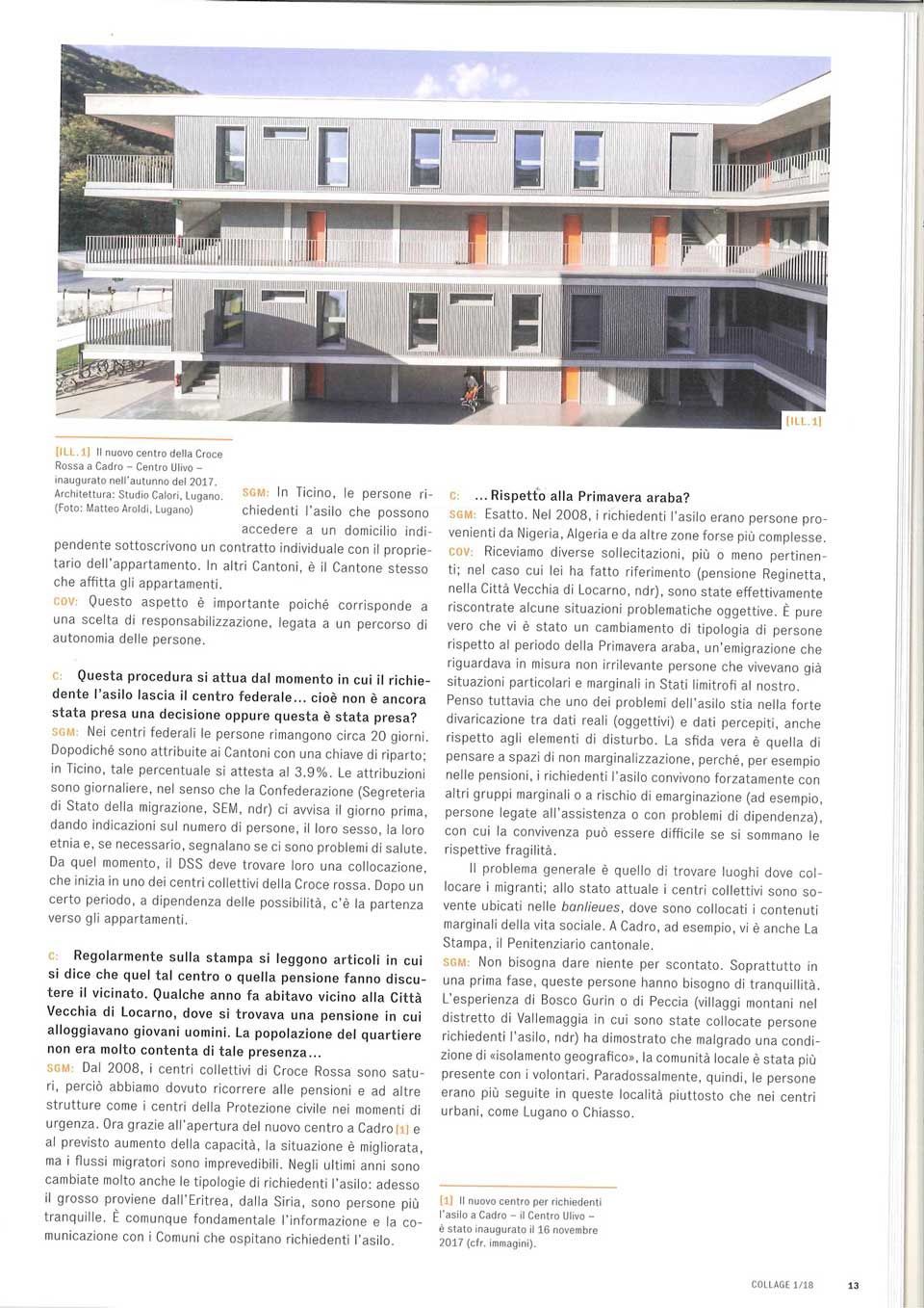 concorso Casa dello studente Lugano - Sergio Calori