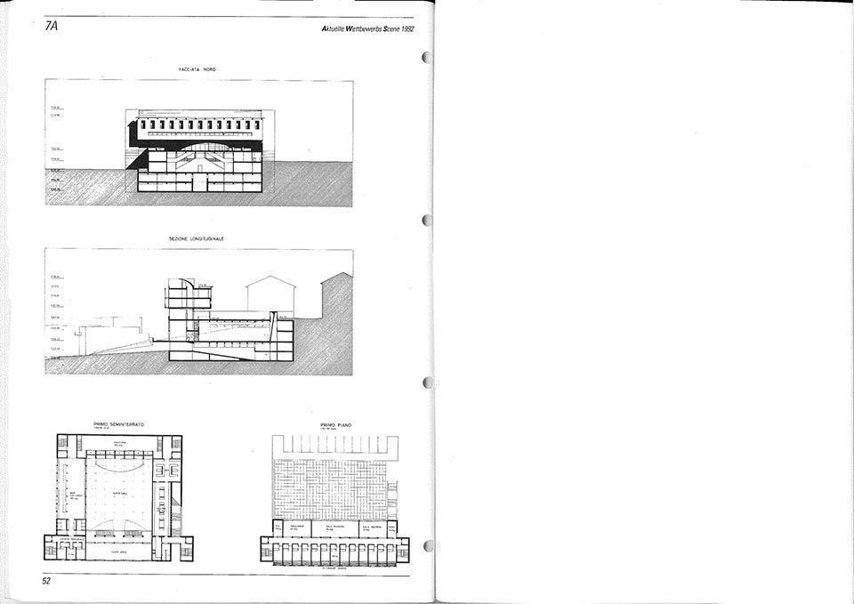 concorso Casa dello studente Lugano - Sergio Calori