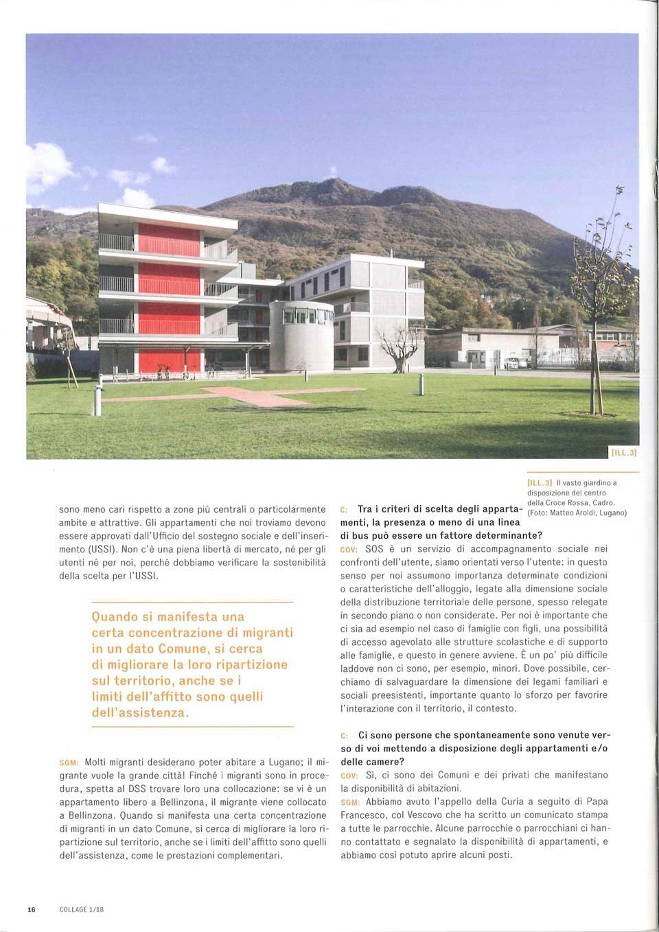 concorso Casa dello studente Lugano - Sergio Calori