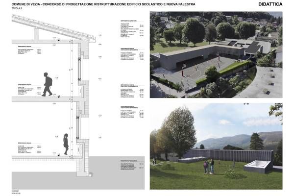 concorso edificio scolastico Vezia - Sergio Calori