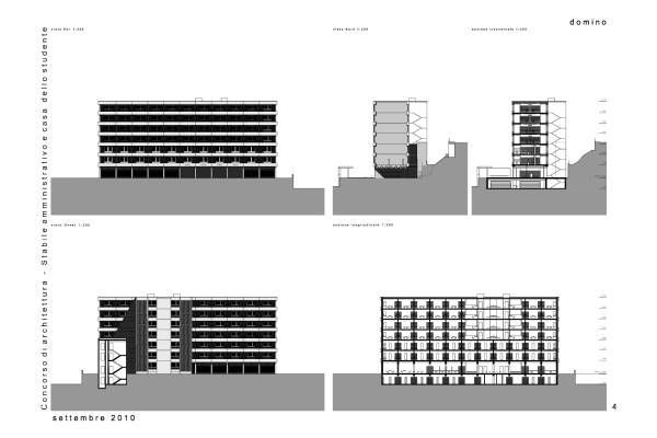 concorso Casa dello studente Lugano - Sergio Calori