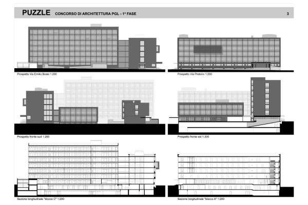 concorso Palazzo di Giustizia Lugano - Sergio Calori