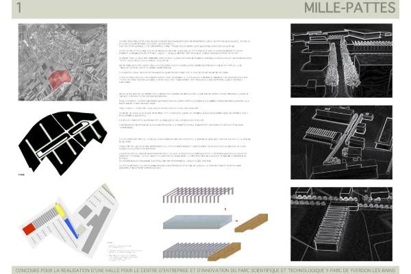 progetto per concorso Halle pour le cei - Sergio Calori