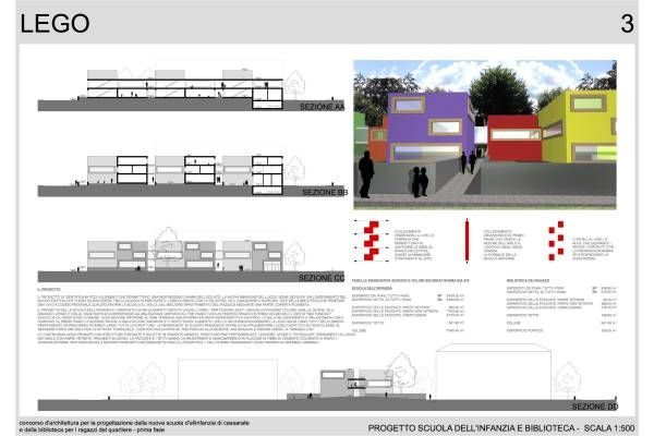 studio scuola infanzia Cassarate - Sergio Calori