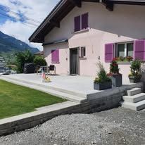 Terrasse et escalier - Riddes