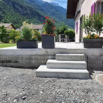 Terrasse et escaliers - Riddes