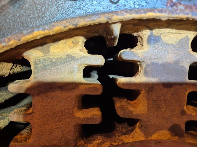 Pièce de chauffage après l'entretien