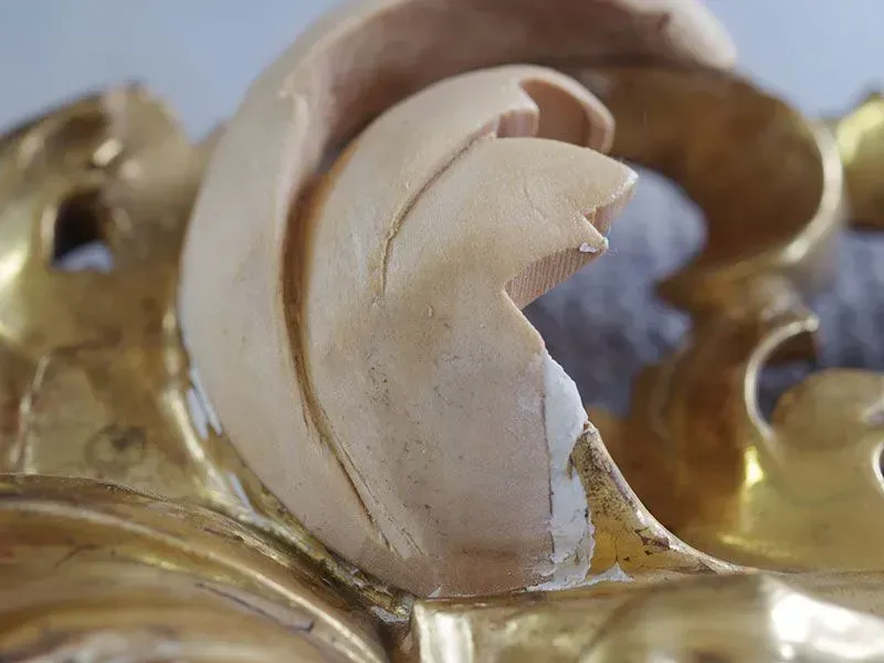 Akanthusblatt, Restaurierungswerkstatt Jörg Nowack und Partner