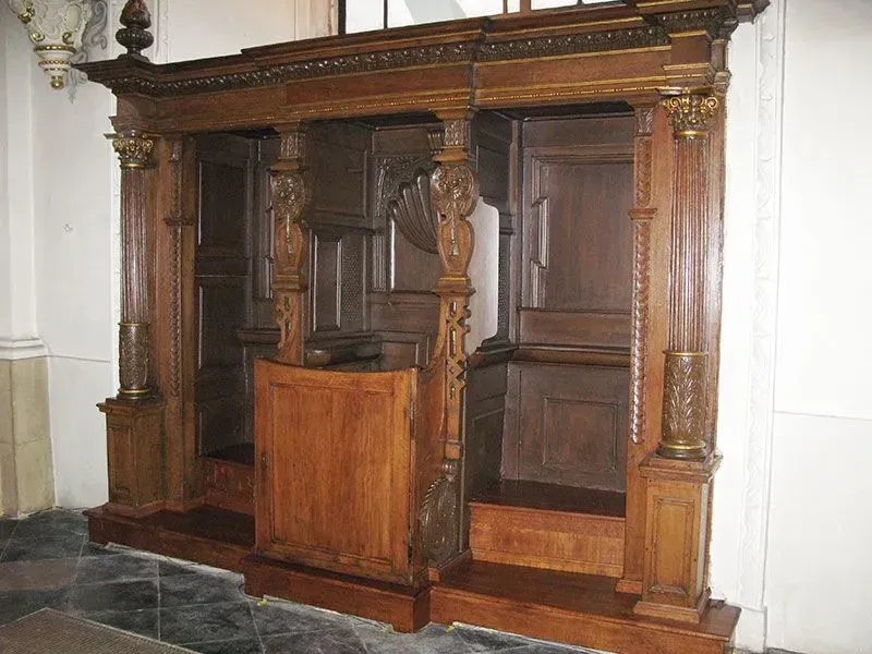 Beichtstuhl, Restaurierungswerkstatt Jörg Nowack und Partner