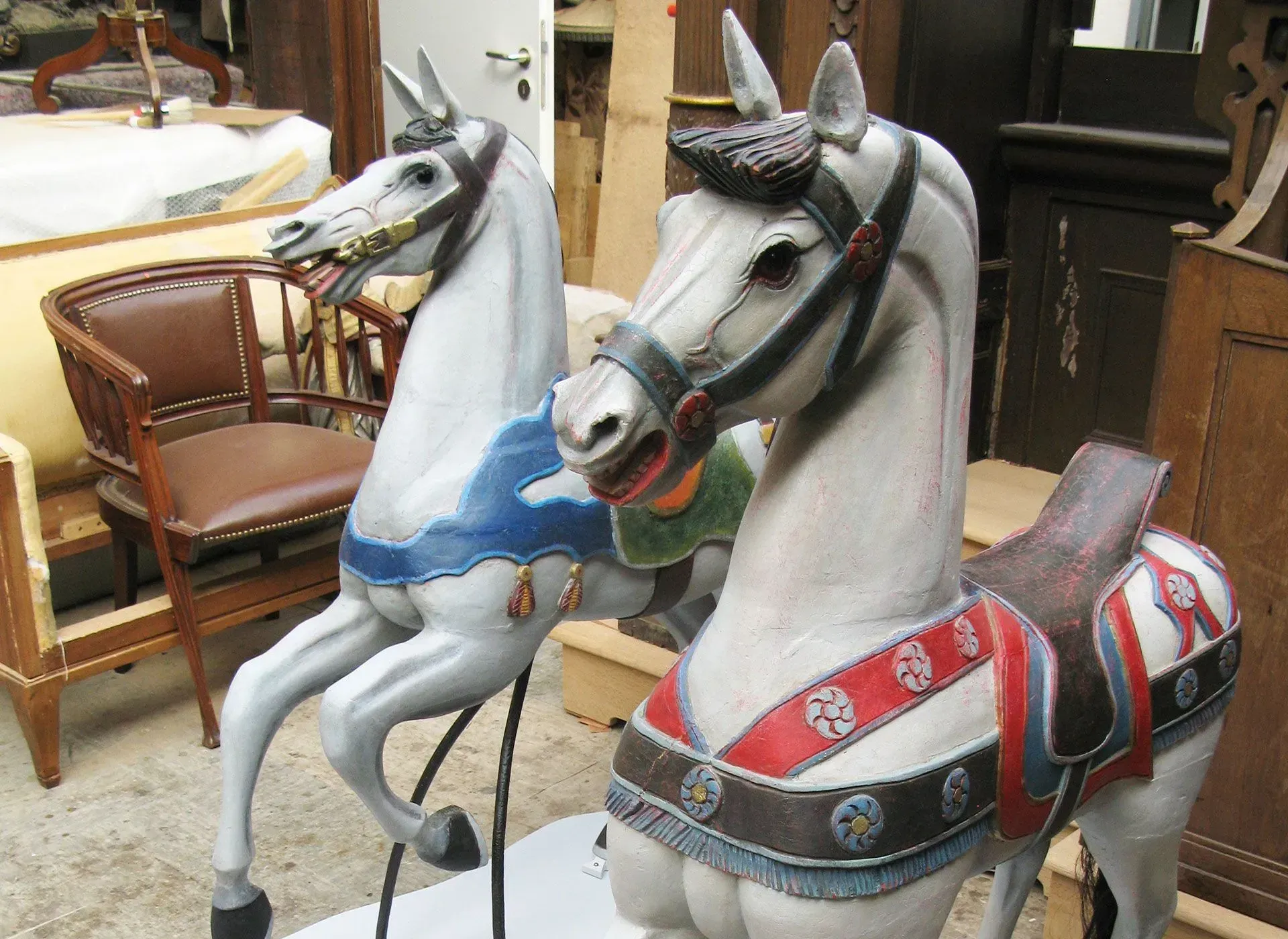 Karusselpferde, Restaurierungswerkstatt Jörg Nowack und Partner
