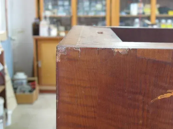 Standuhrdetail, Restaurierungswerkstatt Jörg Nowack und Partner