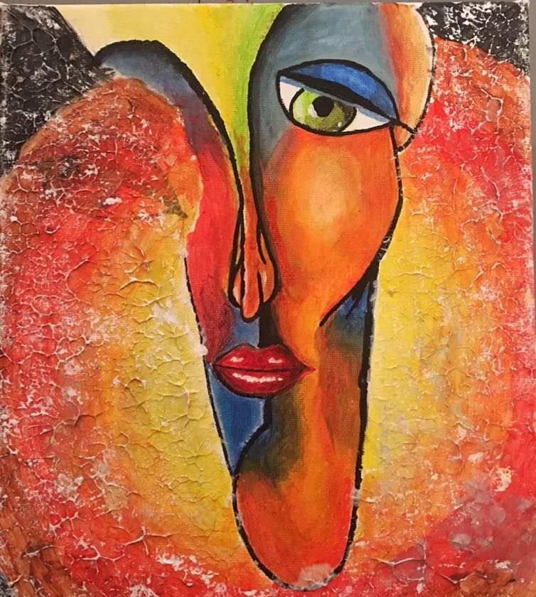 Visage de couleur
