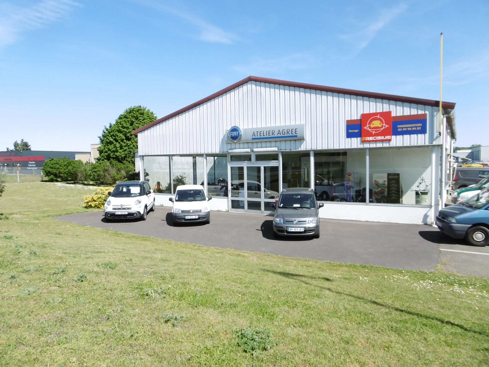 Garage automobile agréé FIAT situé à Naintré et Châtellerault