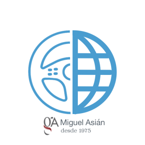 Un logotipo para una empresa llamada oa miguel asian