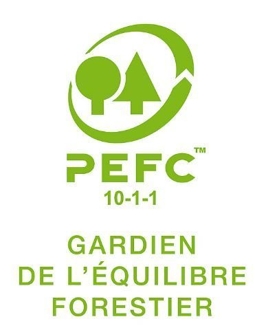 Image qui représente le logo PEFC : gardien de l'équilibre forestier