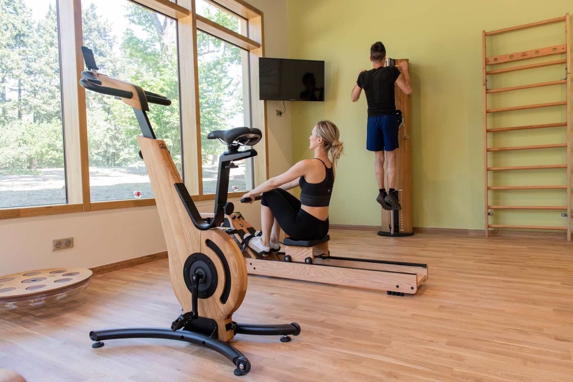 Parquet pour salle de sport