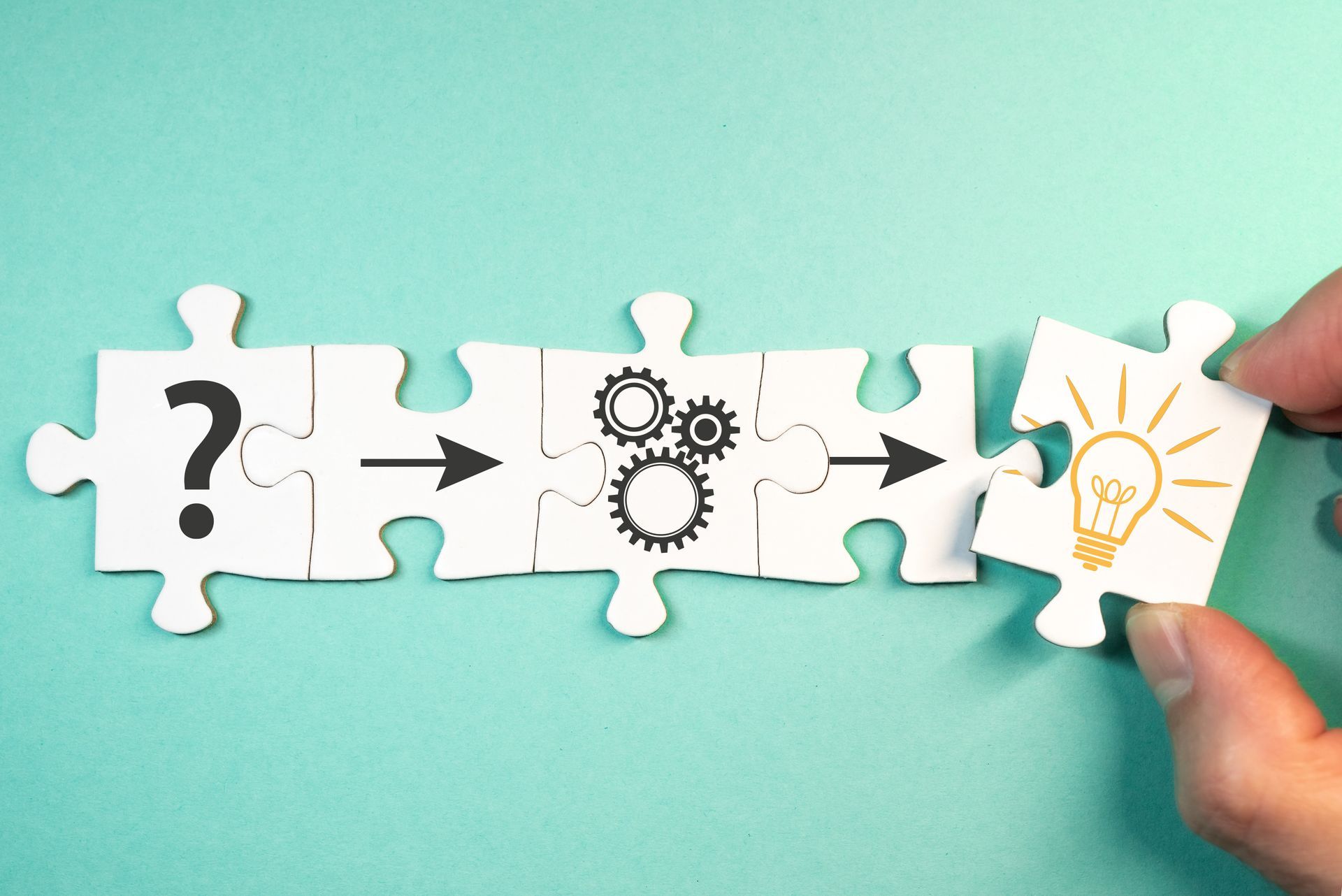 Procédé expliqué en puzzle