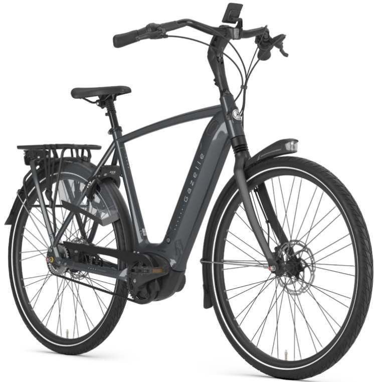 Gazelle C5 anthracite grey elektrische fiets - heren