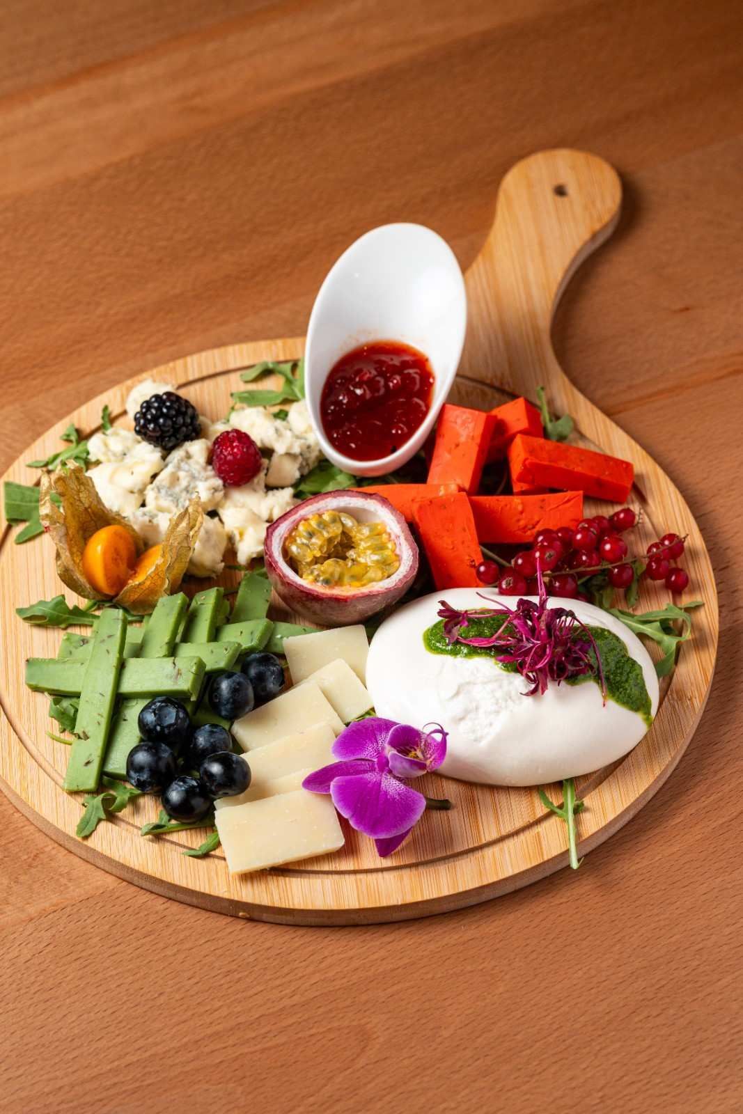 Tabla de embutidos de queso