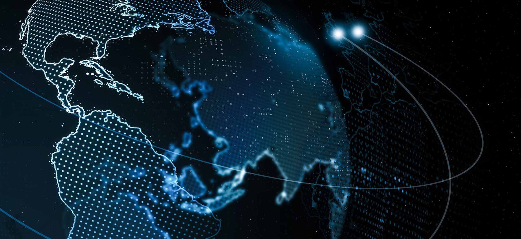 Kommunikationstechnologie globales Netzwerk