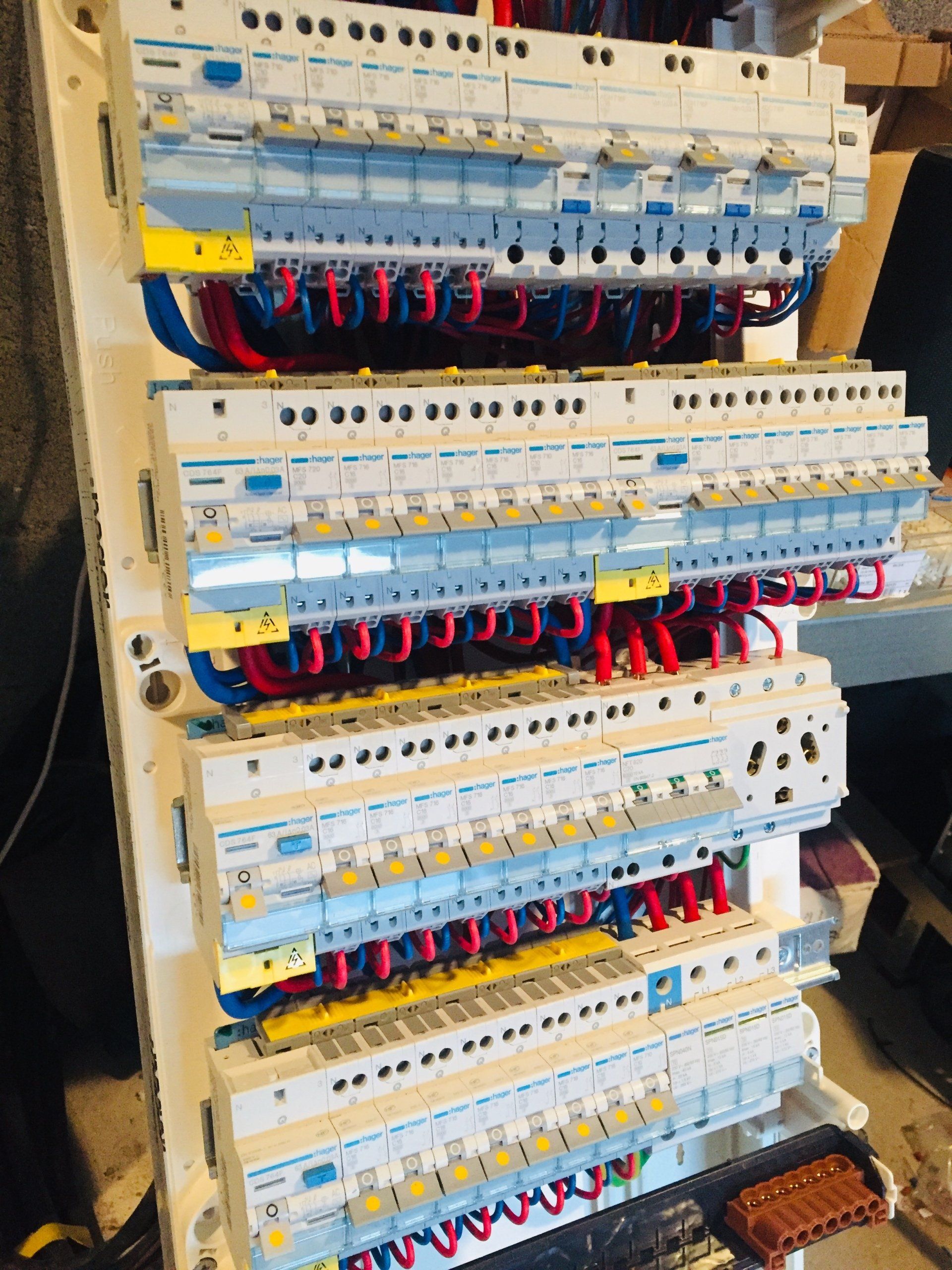 Câblage d'un tableau