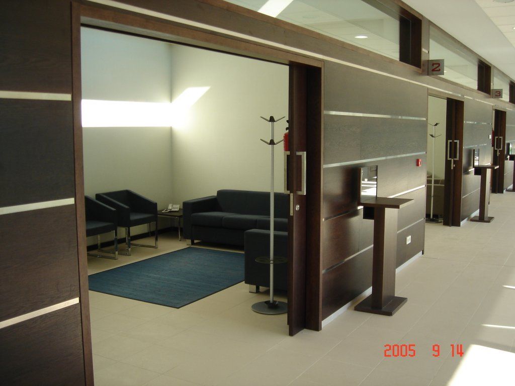 La fotografía de una sala de espera fue tomada el 14 de septiembre de 2005.