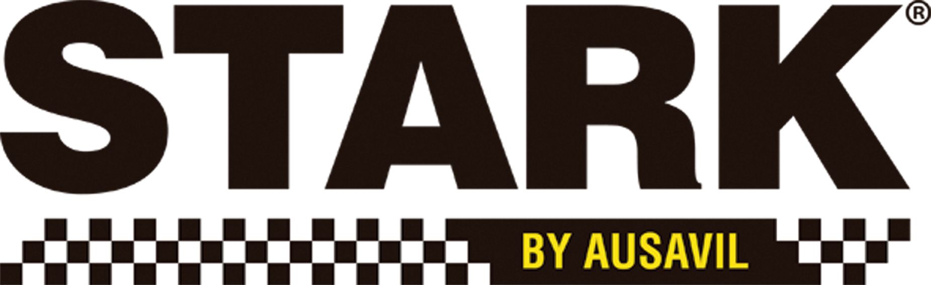 Un logotipo en blanco y negro para Stark de Ausavil.