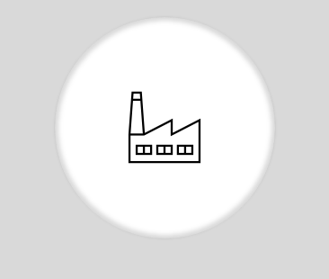 Un icono en blanco y negro de una fábrica con chimenea.