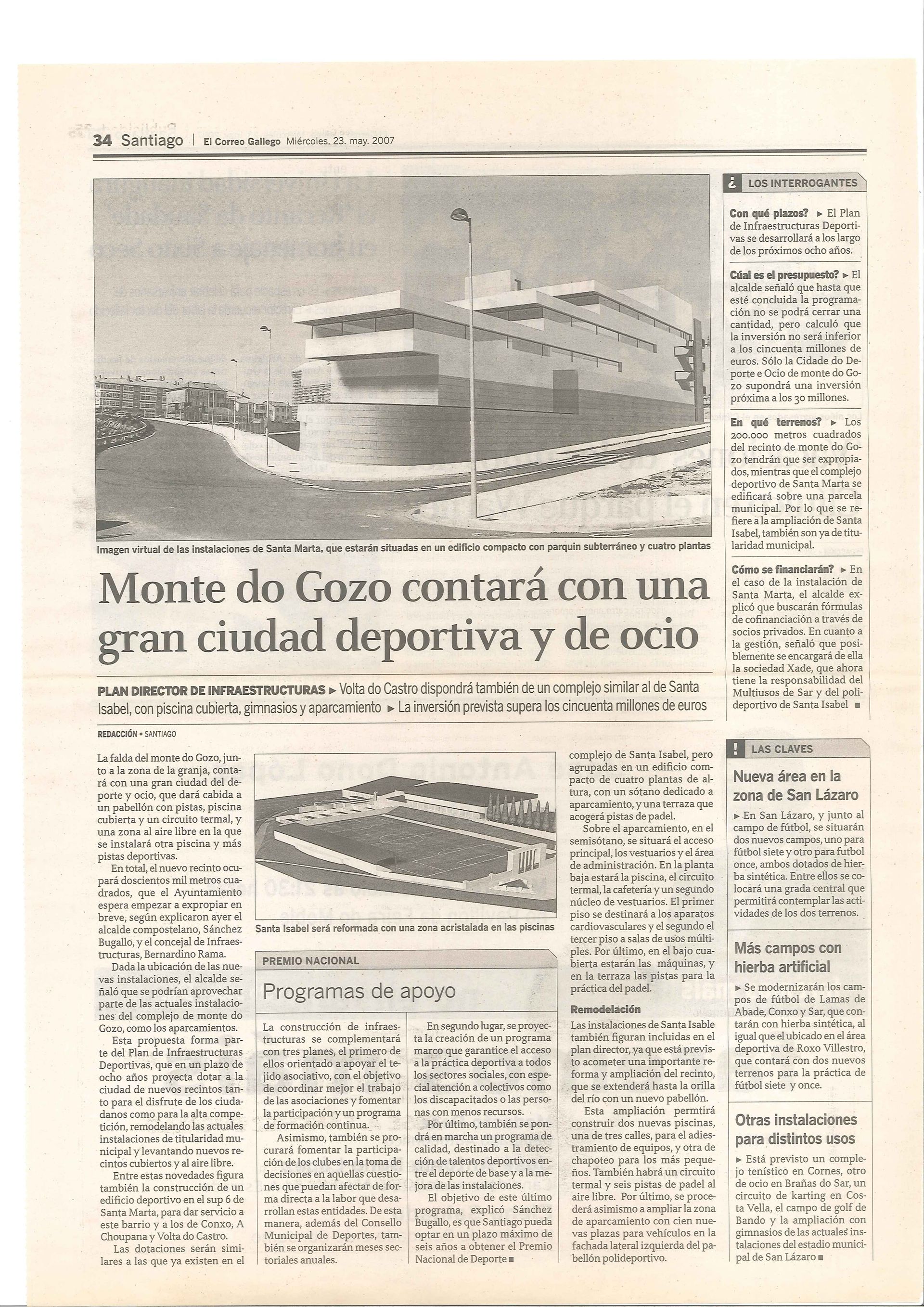 Una foto en blanco y negro de un edificio en un periódico