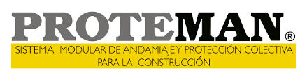 El logo de proteman es amarillo y negro