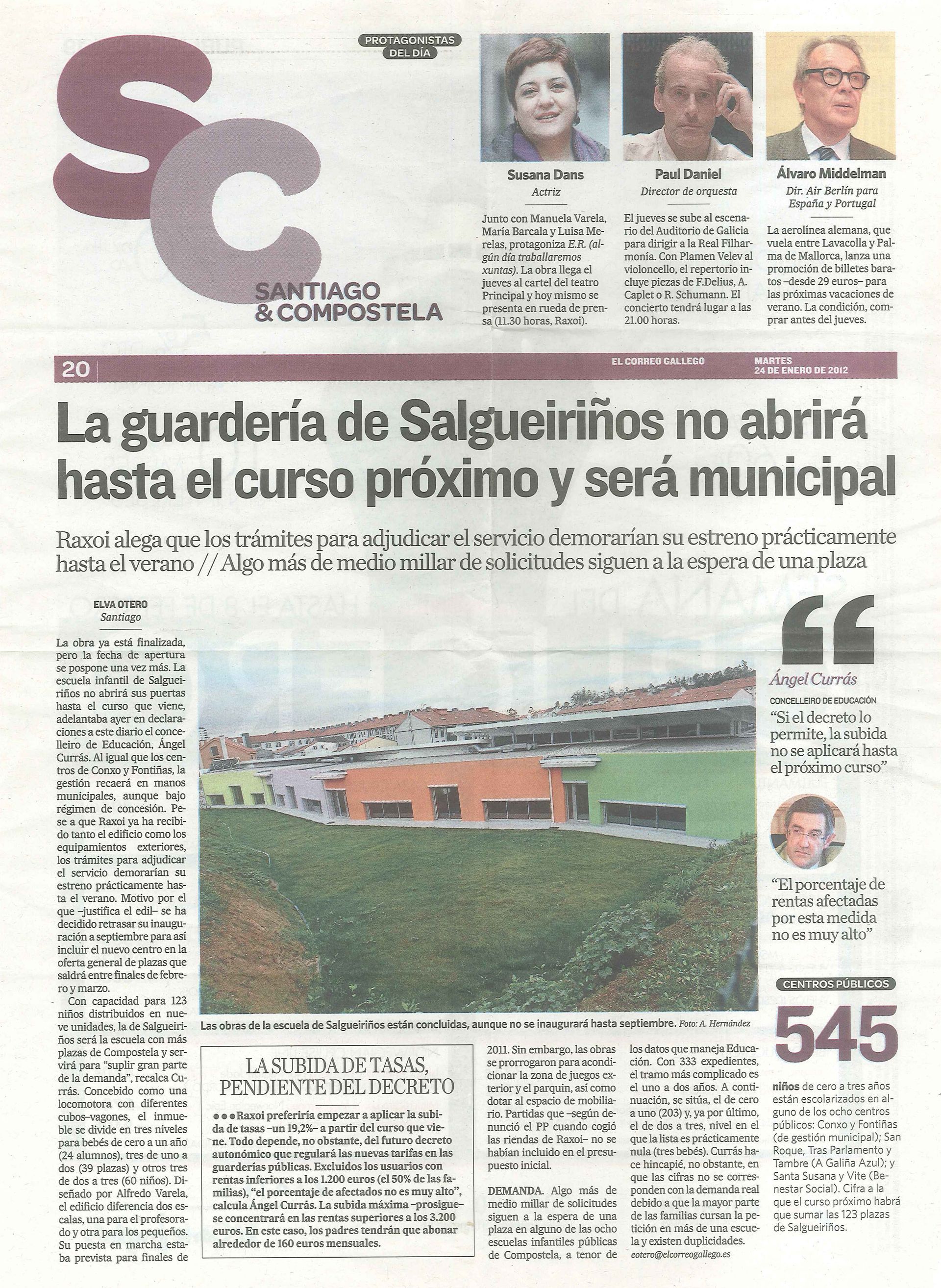 La portada de un periódico con el número 545