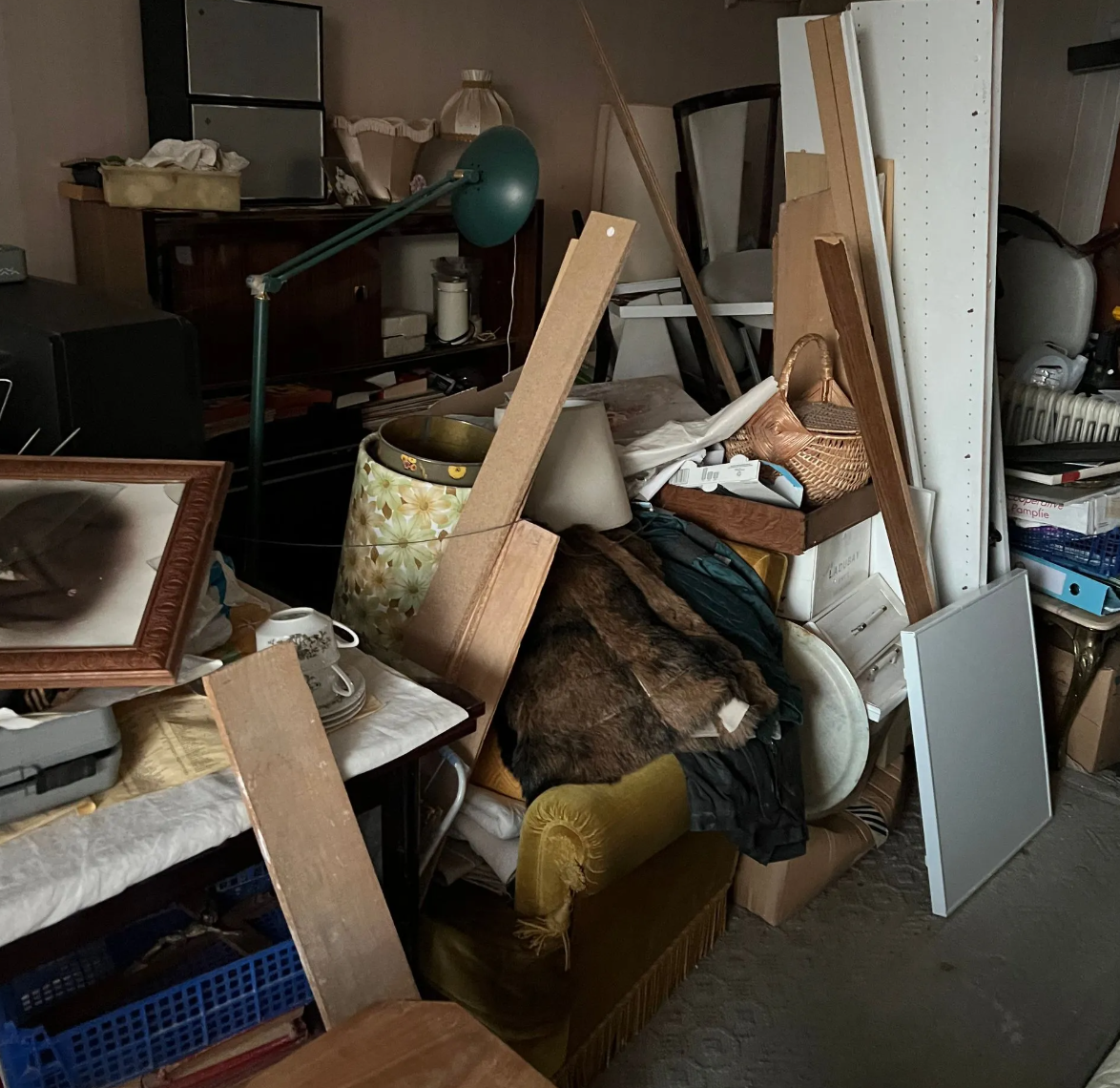 Des objets accumulés