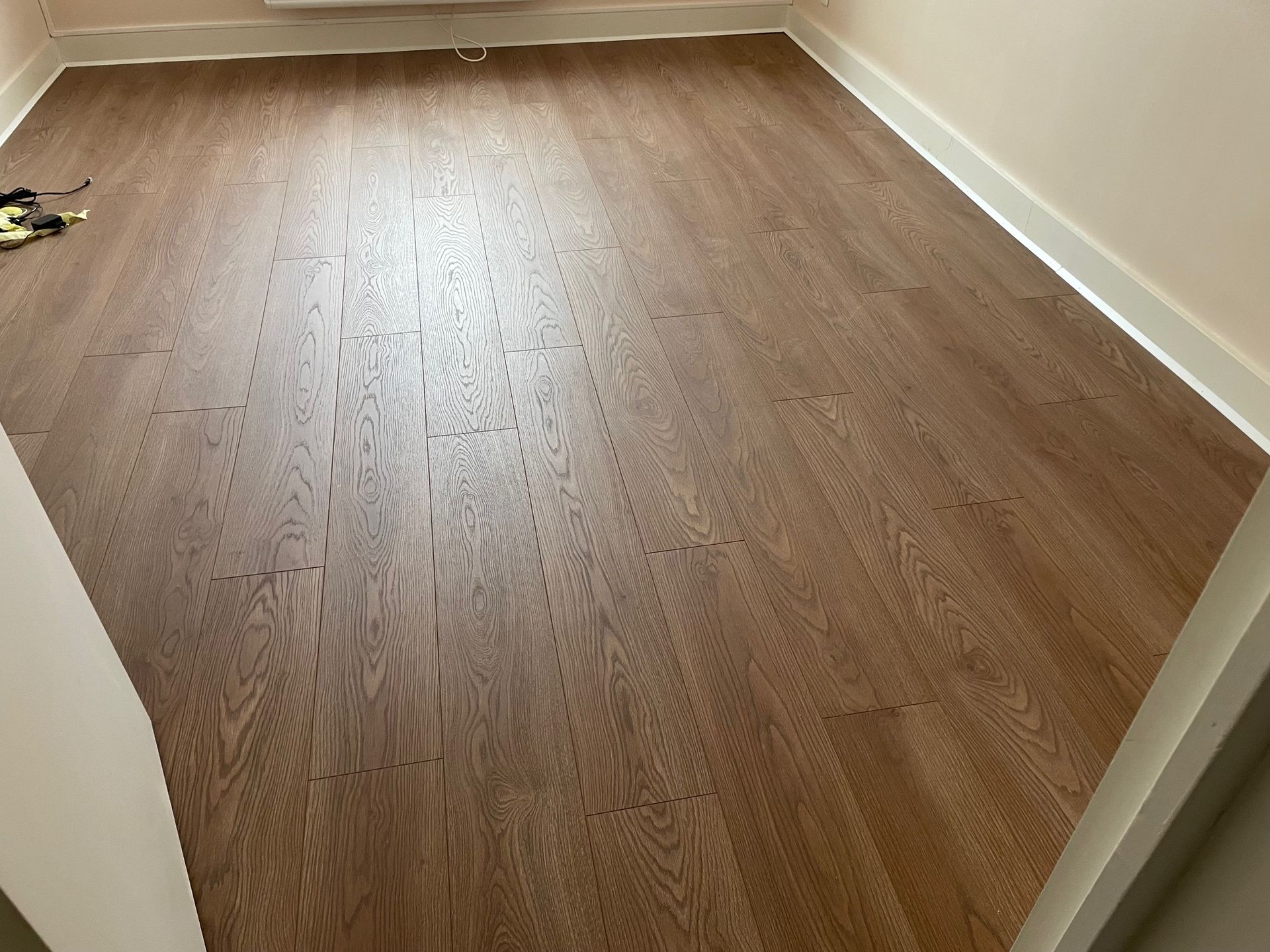 Le parquet d'une chambre