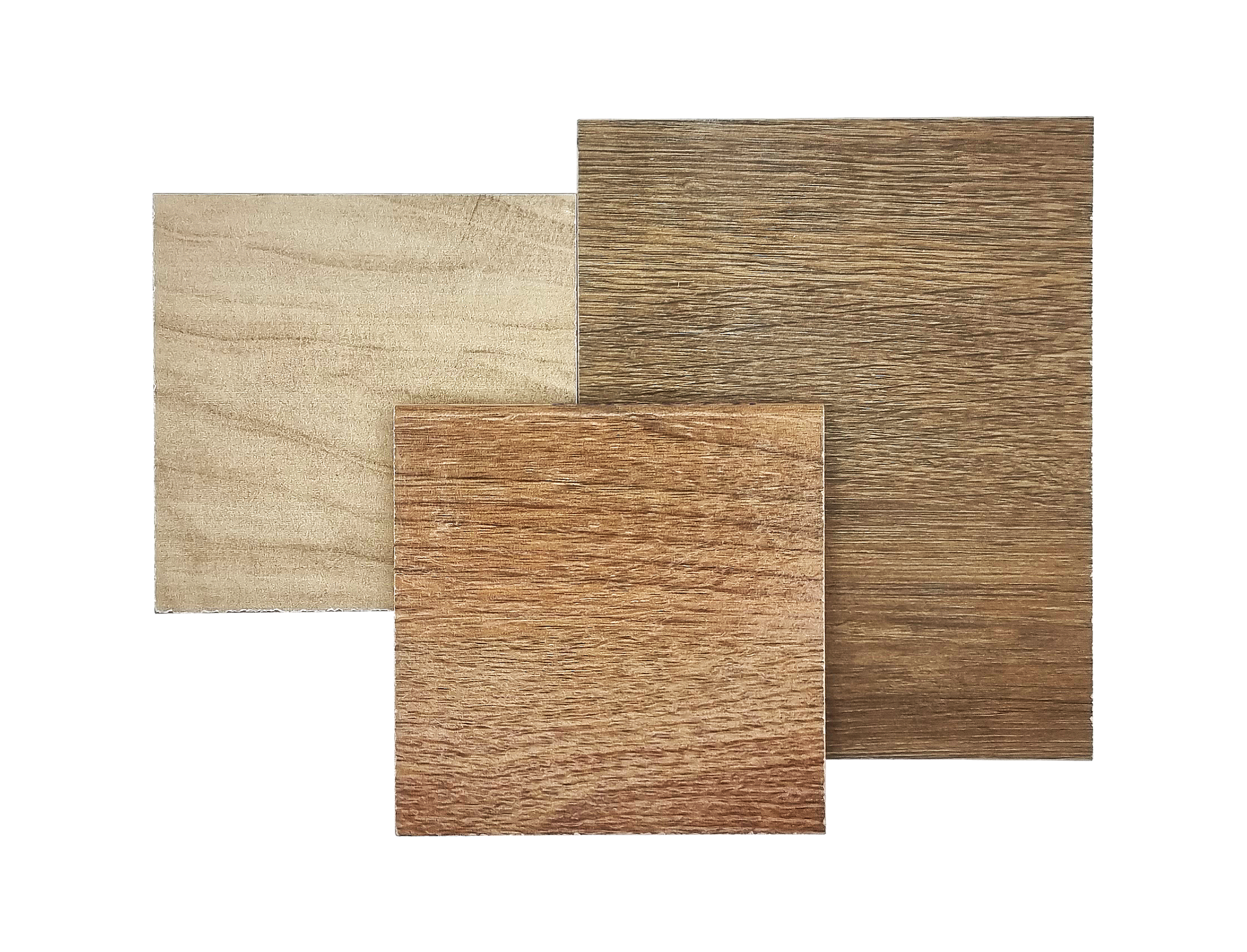 Des échantillons de parquet