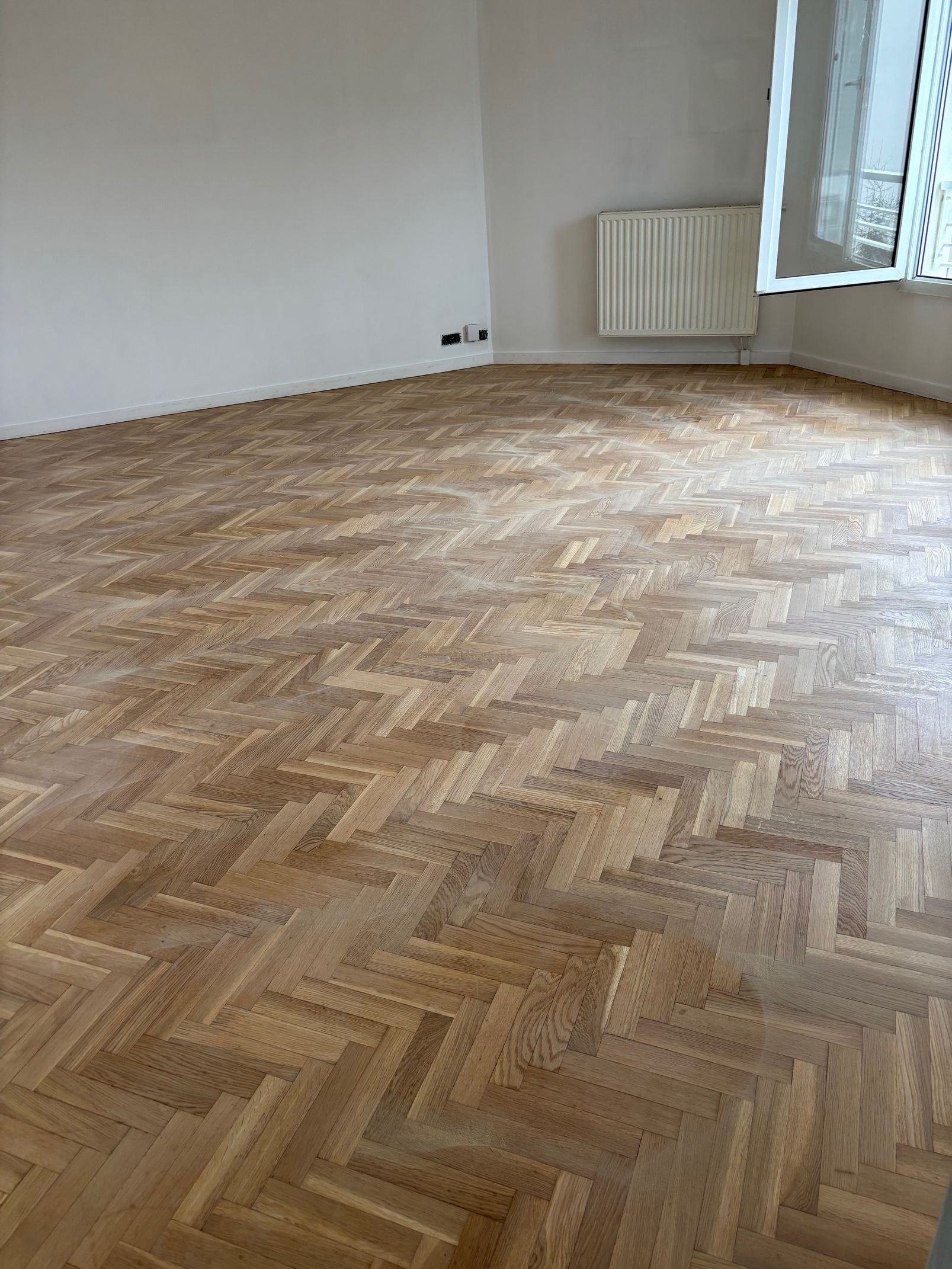 Un parquet en chevrons
