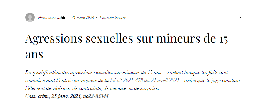 Article de presse 24 mars