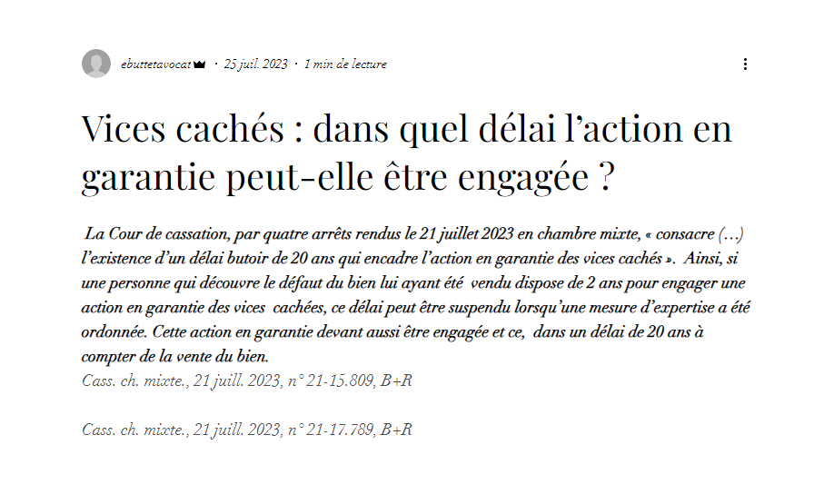 Article de presse 25 juillet