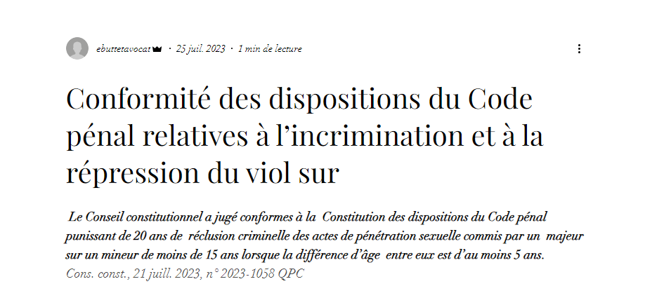 Article de presse 25 juillet bis