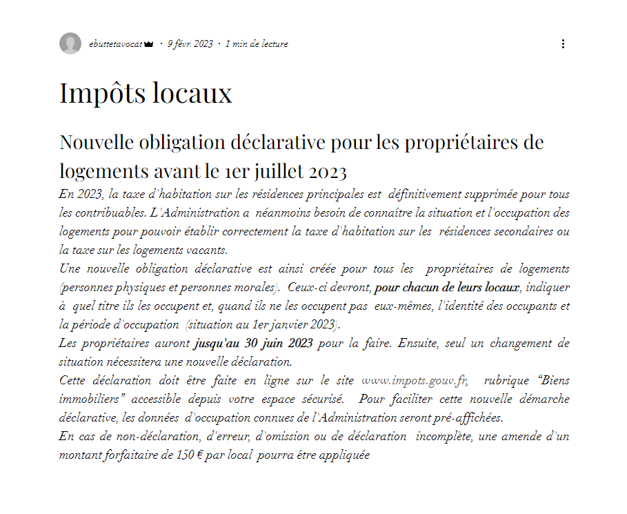 Article de presse 9 février