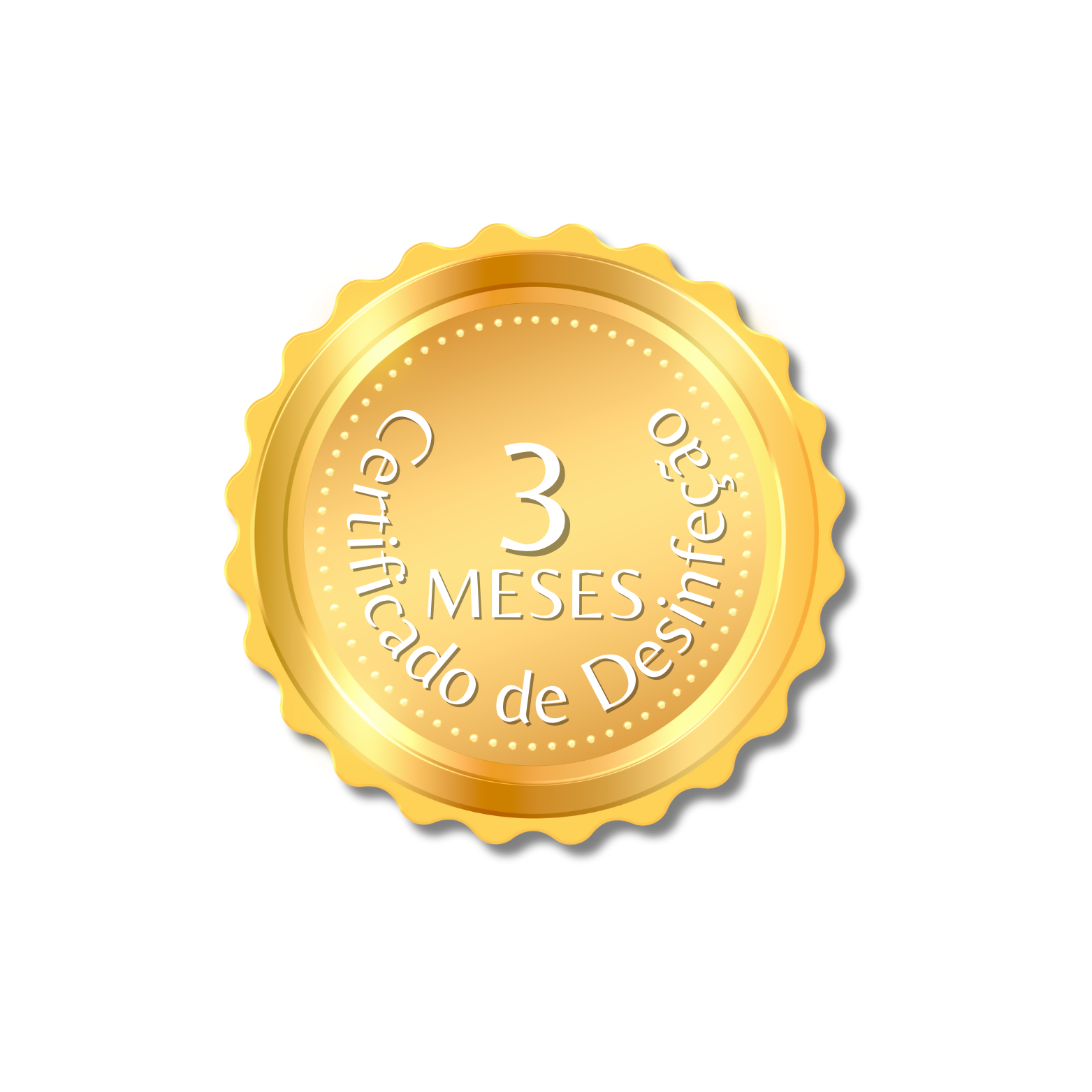 certificado de desinfeção Coutclean