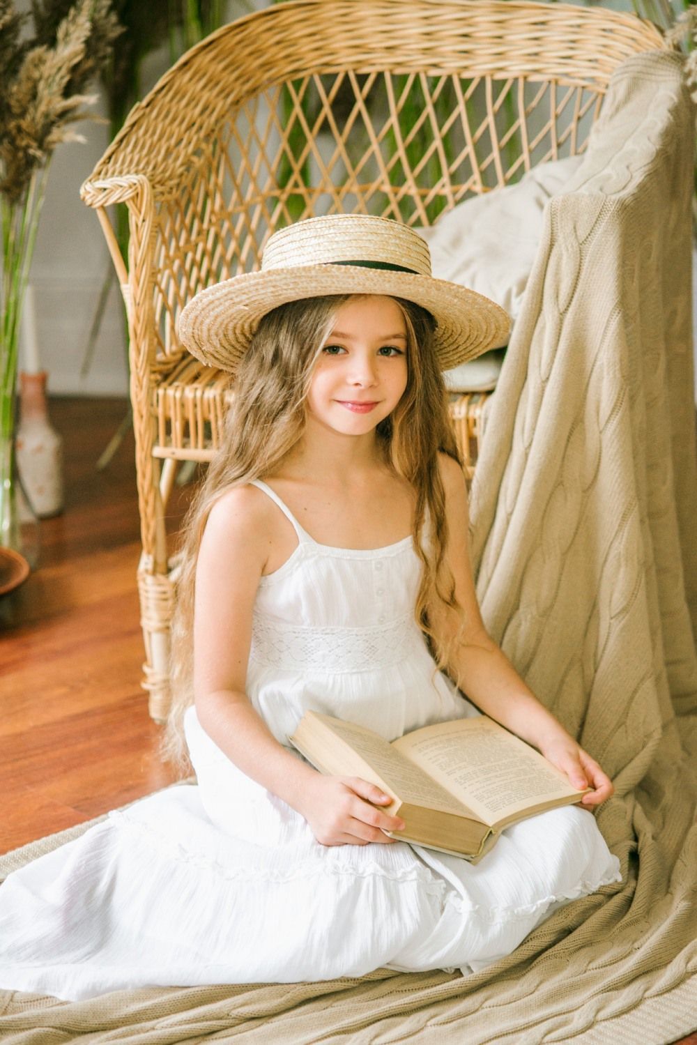 niña vestida