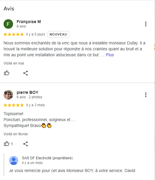 Avis Google