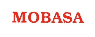 La palabra "MOBASA" en fuente roja, en negrita y con serifa, centrada sobre un fondo blanco.