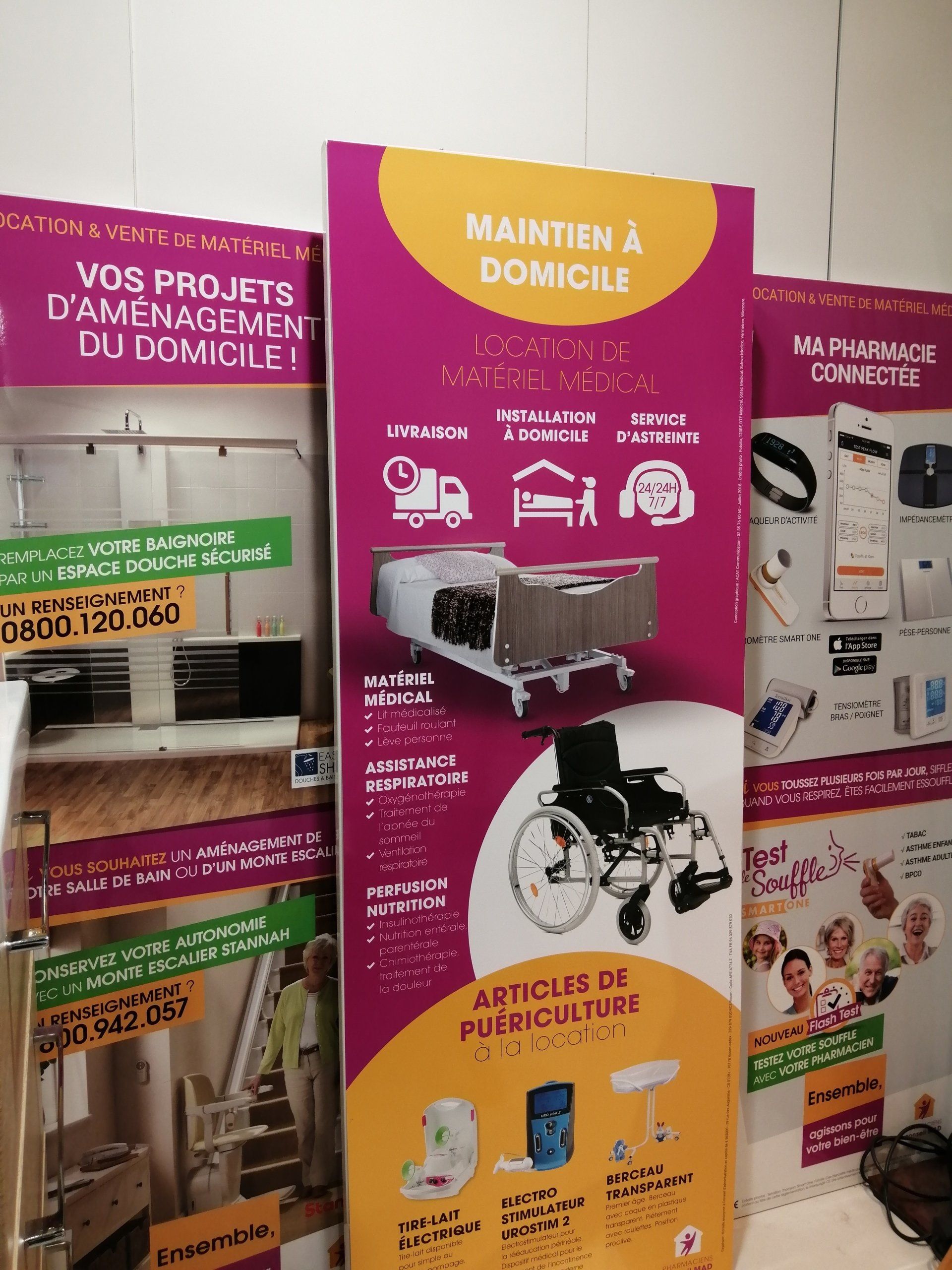 Affiches matériel médical