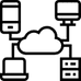 Datennetzwerk Icon
