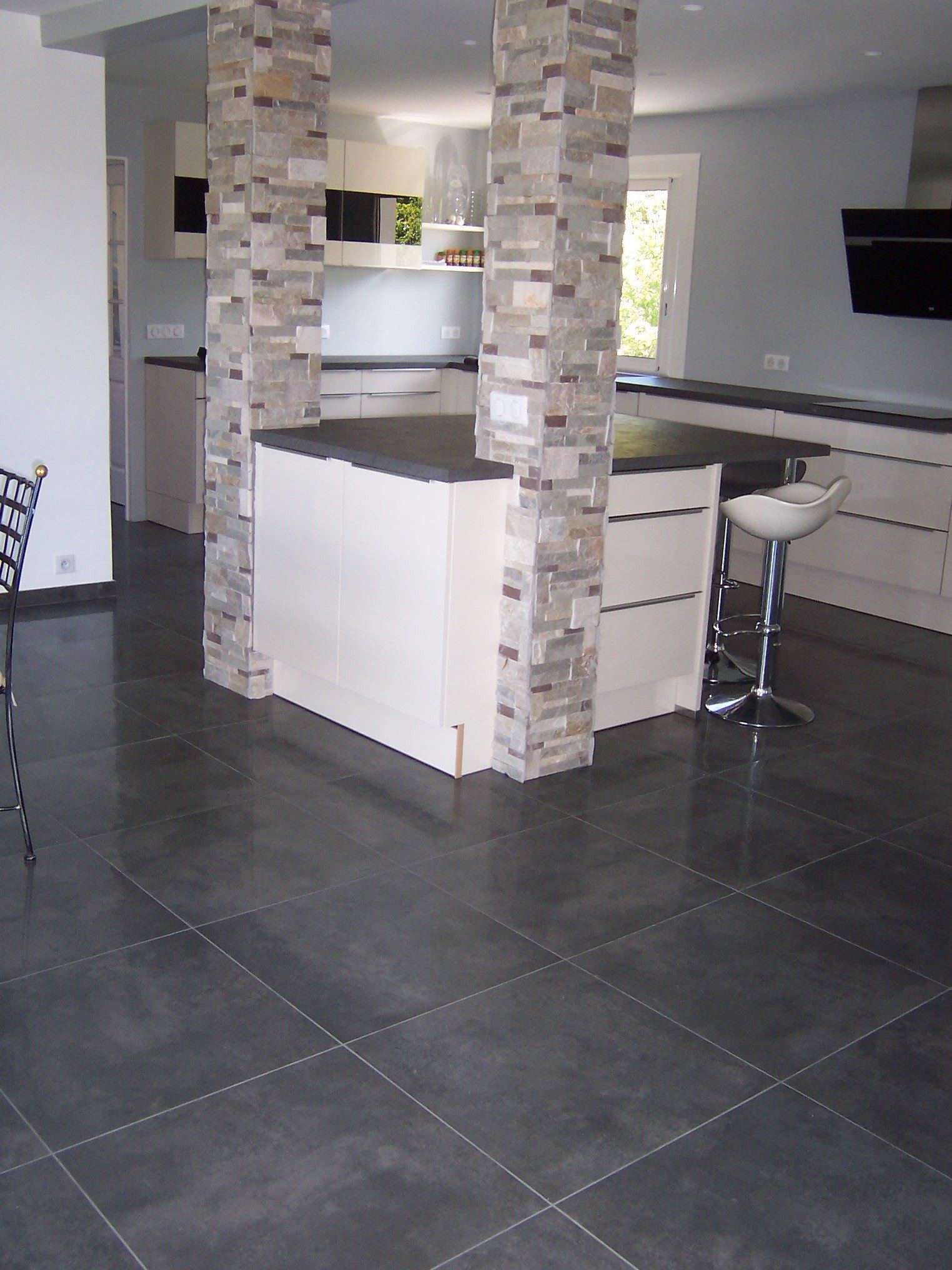 Cuisine et ses carrelages