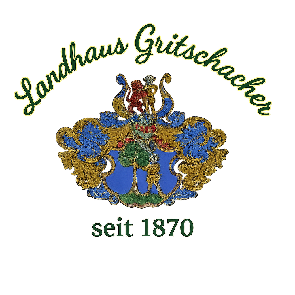 Historisches Familienwappen der Familie Buschta – Inhaber des Landhaus Gritschacher