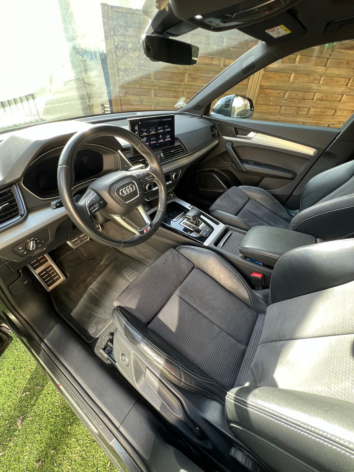 Vue dans l'habitacle d'une Audi